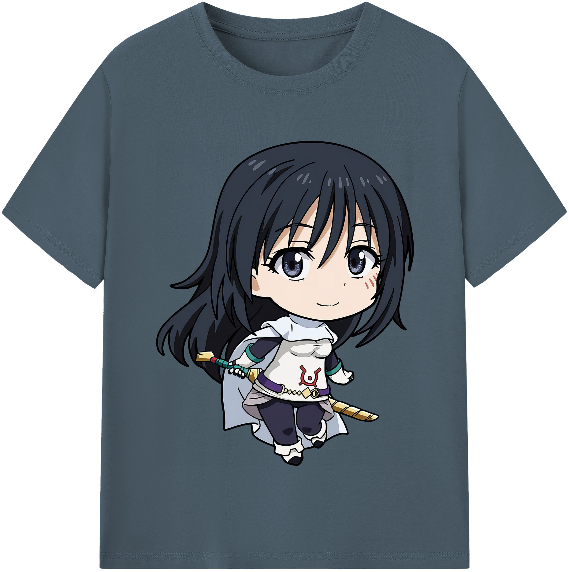 （画像用） 転スラ Regarding Reincarnated to Slime 綿100％半袖Tシャツ（フロントプリント）